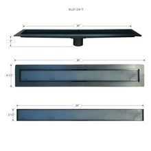 Load image into Gallery viewer, Linear Shower Kit 36” x 60” Left (Ready to Tile-In Style Linear Grate with Drain Body)
